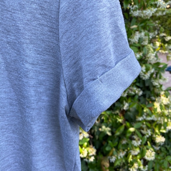 gray short sleeve top - Picture 2 of 3